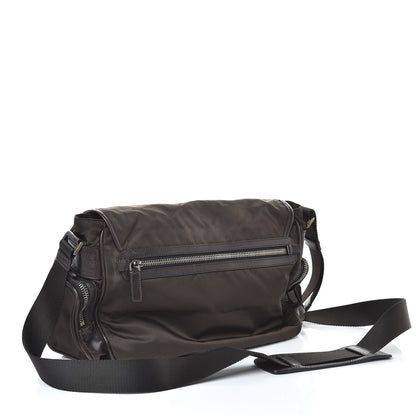 Prada Tessuto Nylon Mix Messenger Bag Ebano 3 of 11