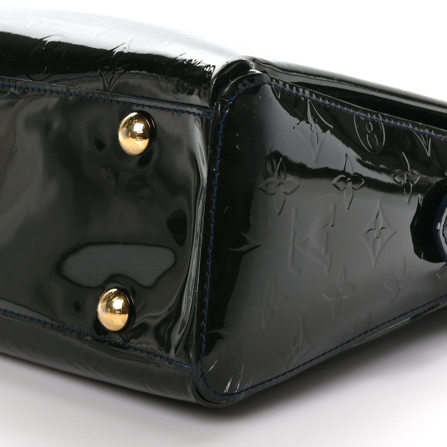 Louis Vuitton Vernis Melrose Avenue Blue Nuit 9 of 9