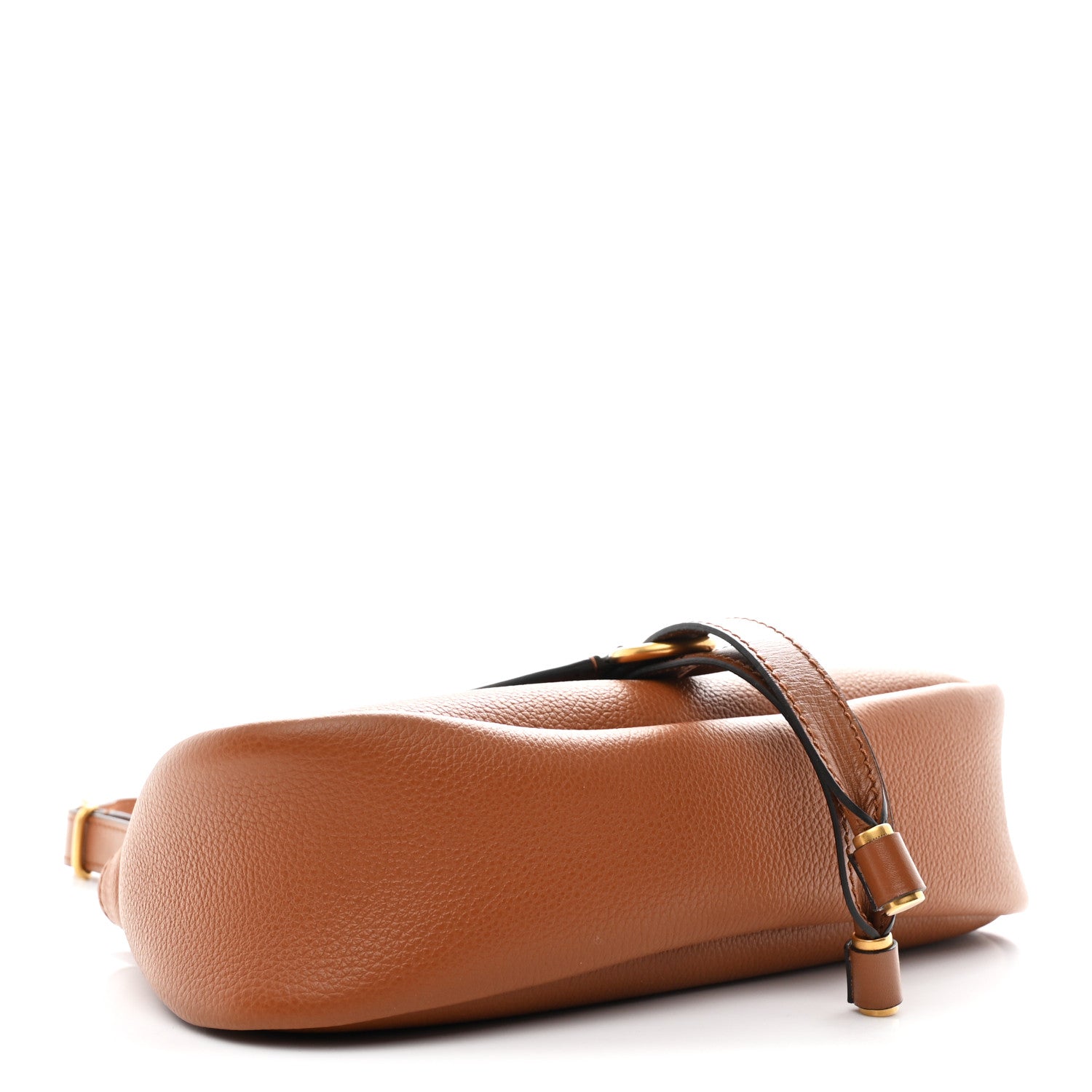 Chloe Shiny Grained Calfskin Small Marcie Clutch Tan 4 of 9