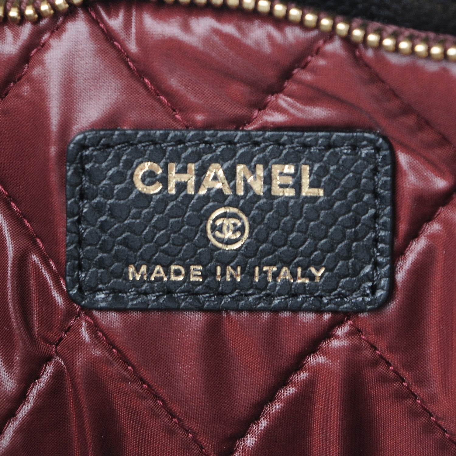 Chanel Caviar Quilted CC Beauty Clutch Black 7 of 9