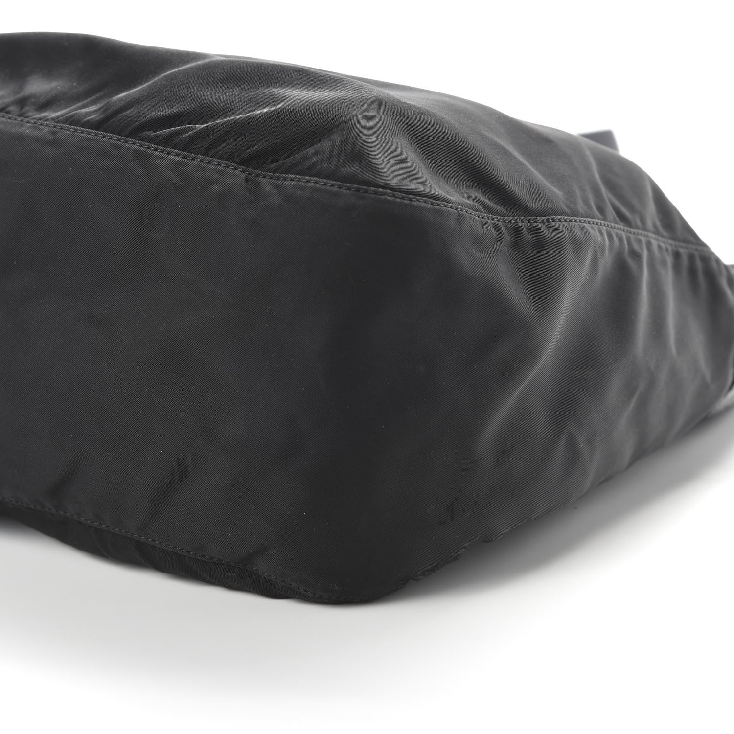 Prada Nylon Flat Messenger Bag Black 6 of 9