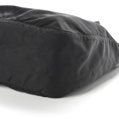 Prada Nylon Flat Messenger Bag Black 6 of 9