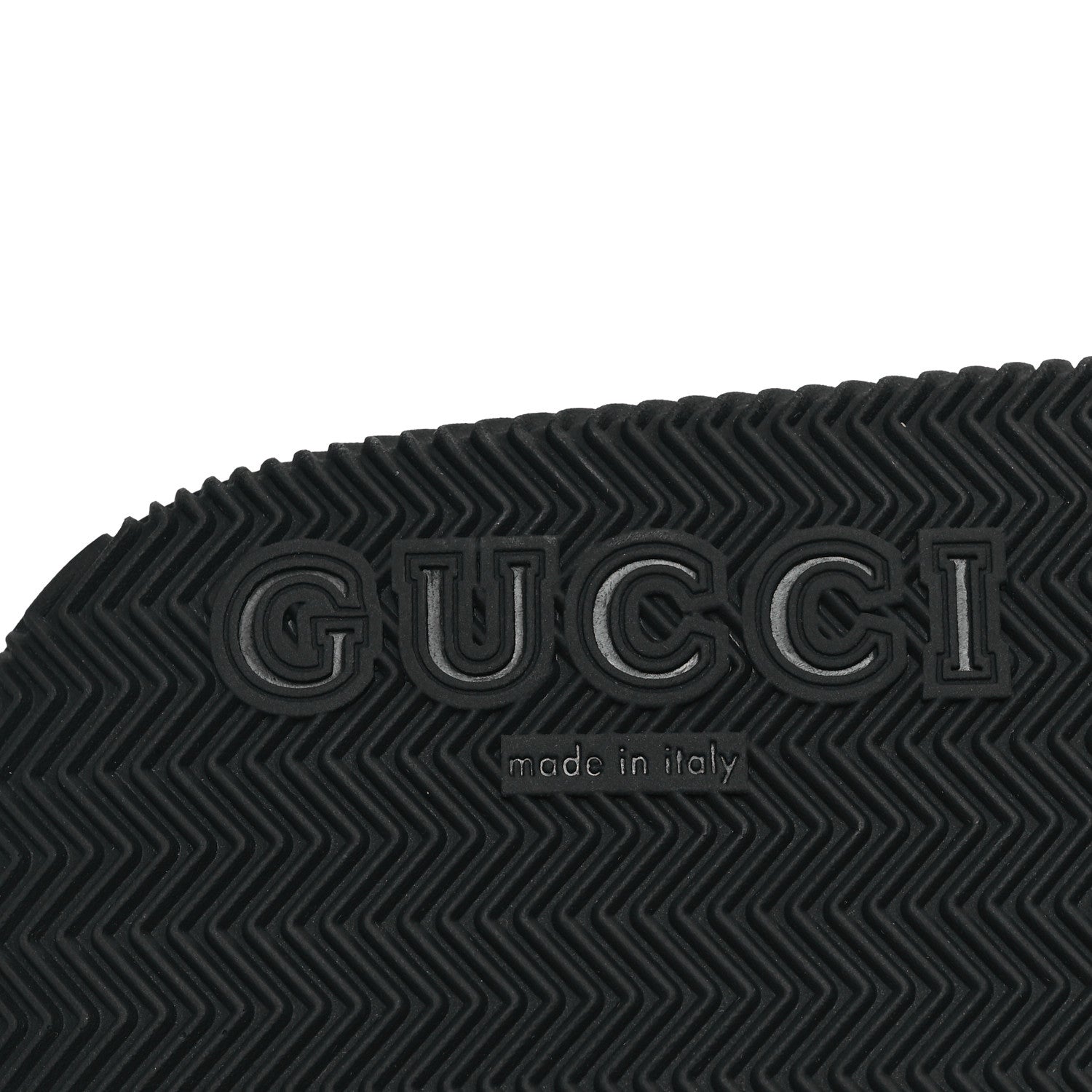 Gucci Rubber Web Womens Criss Cross Slide Sandals 37 Green Red 7 of 8