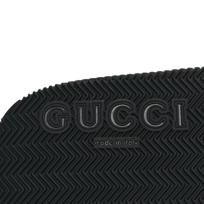 Gucci Rubber Web Womens Criss Cross Slide Sandals 37 Green Red 7 of 8