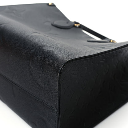 Louis Vuitton Empreinte Monogram Giant Onthego MM Black 9 of 11