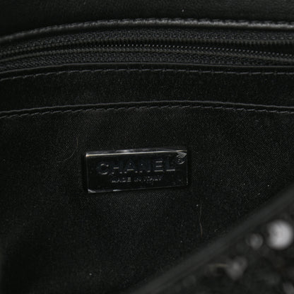 Chanel Sequin Mini Rectangular Flap Black 6 of 10
