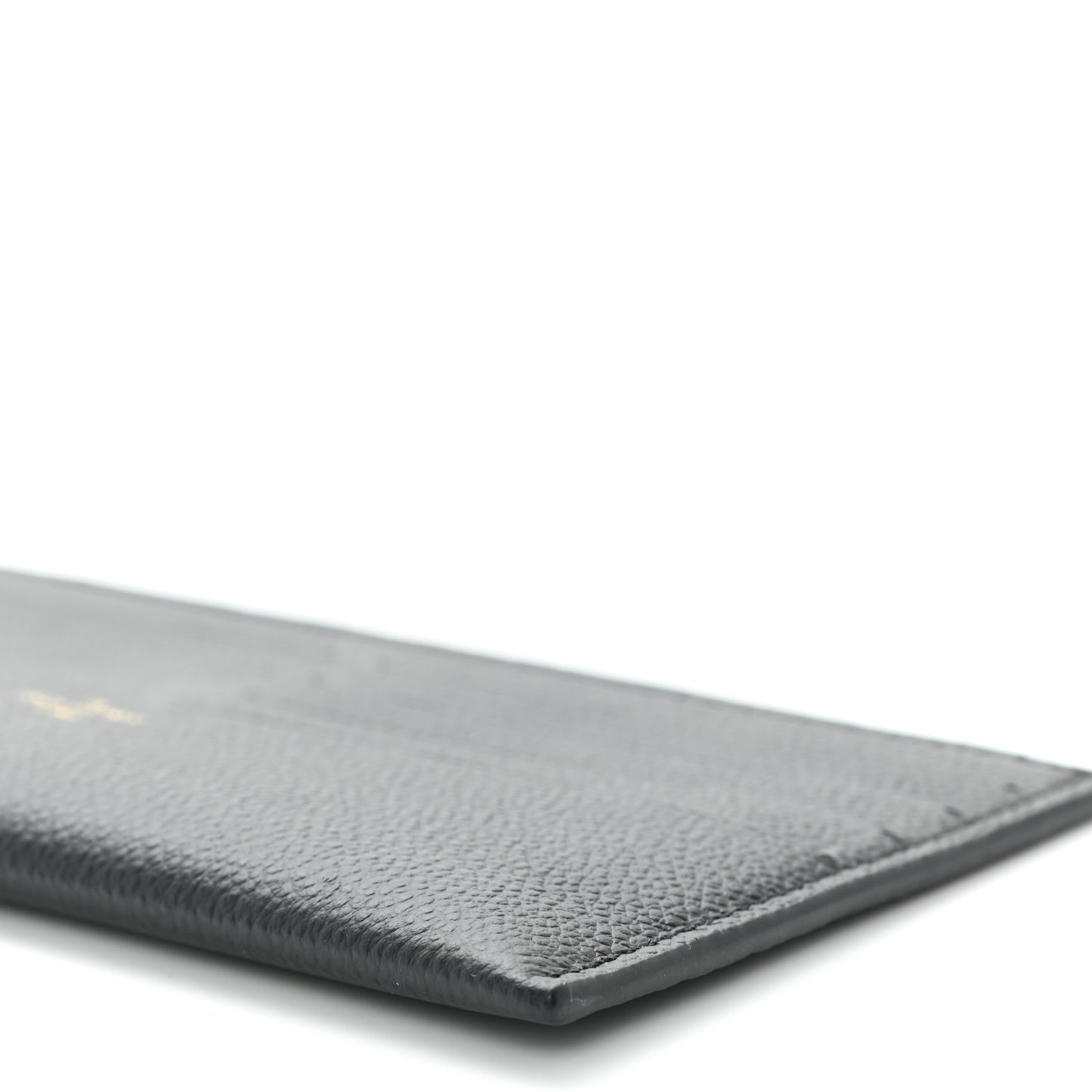 Calfskin Felicie Chain Wallet Card Holder Insert Black