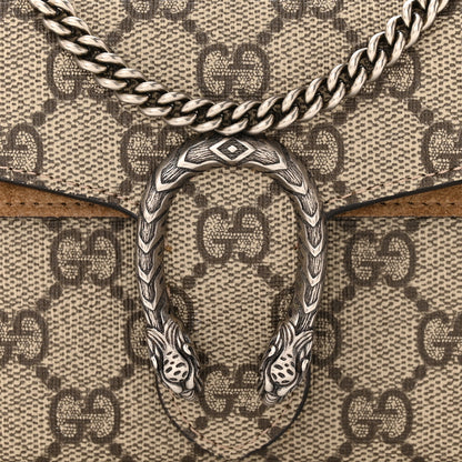 Gucci GG Supreme Monogram Super Mini Dionysus Shoulder Bag Taupe 7 of 14