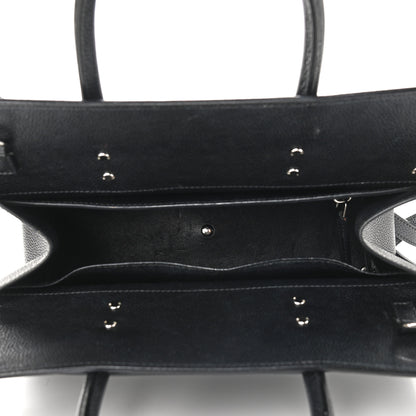 Givenchy Grained Calfskin Small Horizon Satchel Black 4 of 9