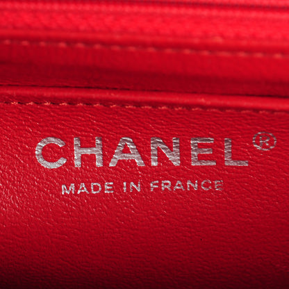 Chanel Lambskin Quilted Mini Square Flap Red 7 of 9
