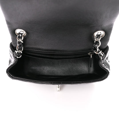 Chanel Patent Calfskin Quilted Mini Square Flap Black 5 of 11