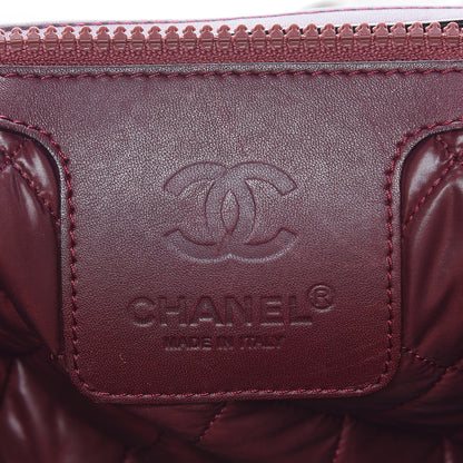 Chanel Nylon Quilted Small Coco Cocoon Reversible Tote Gray 8 of 12