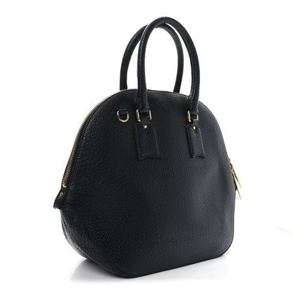 Burberry Heritage Grain Medium Orchard Bowling Bag Black 3 of 9