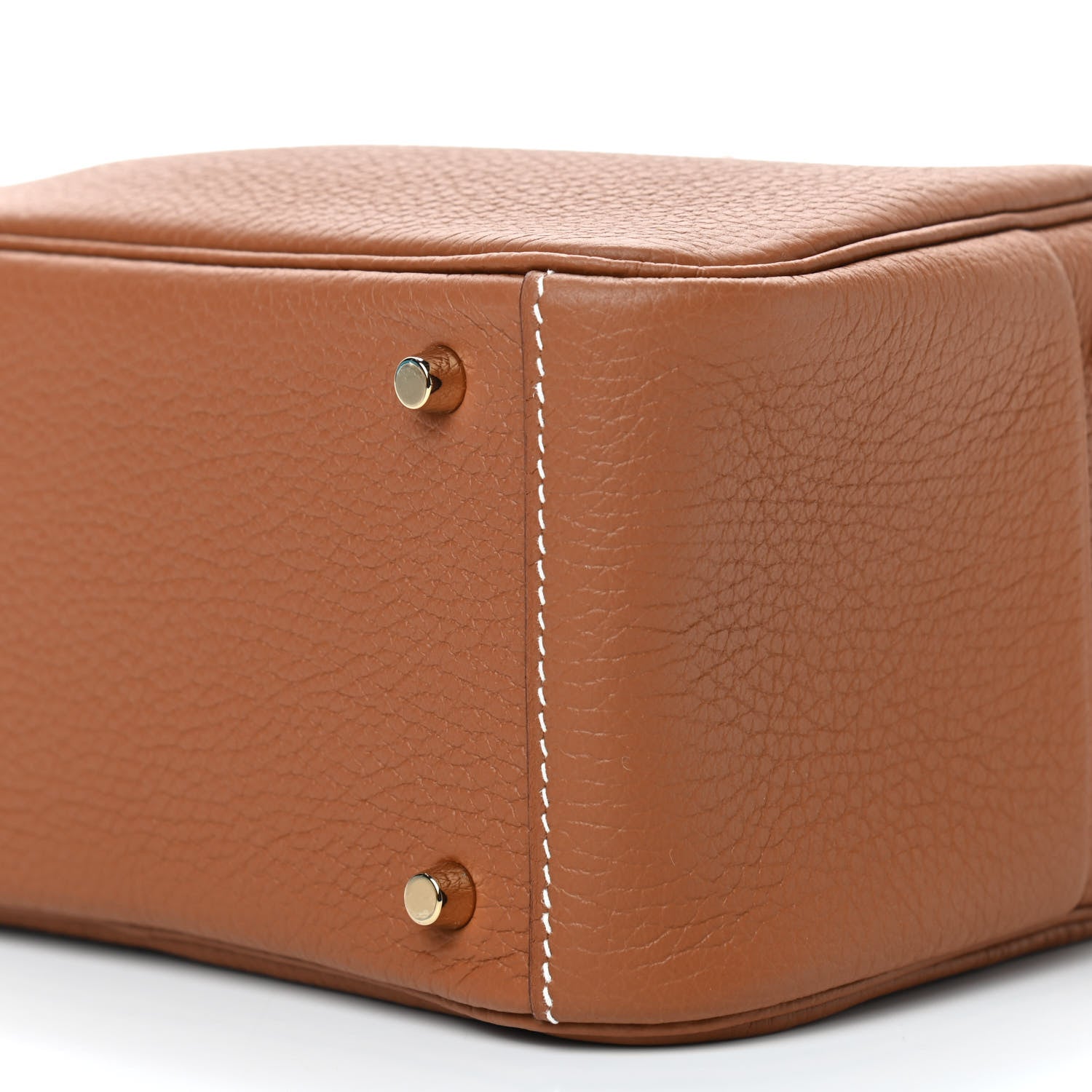 Hermes Taurillon Clemence Mini Lindy 20 Gold 9 of 9