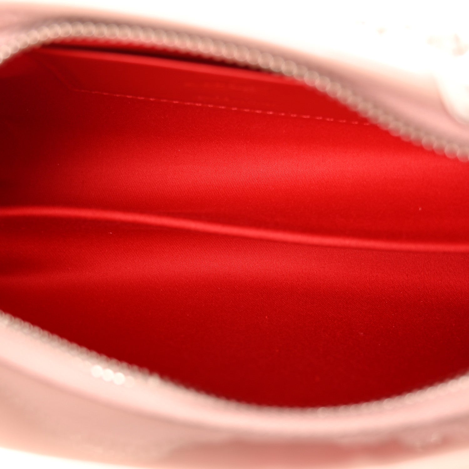 Christian Louboutin Patent Perle Loubitwist Clutch Vintage Rose 5 of 9