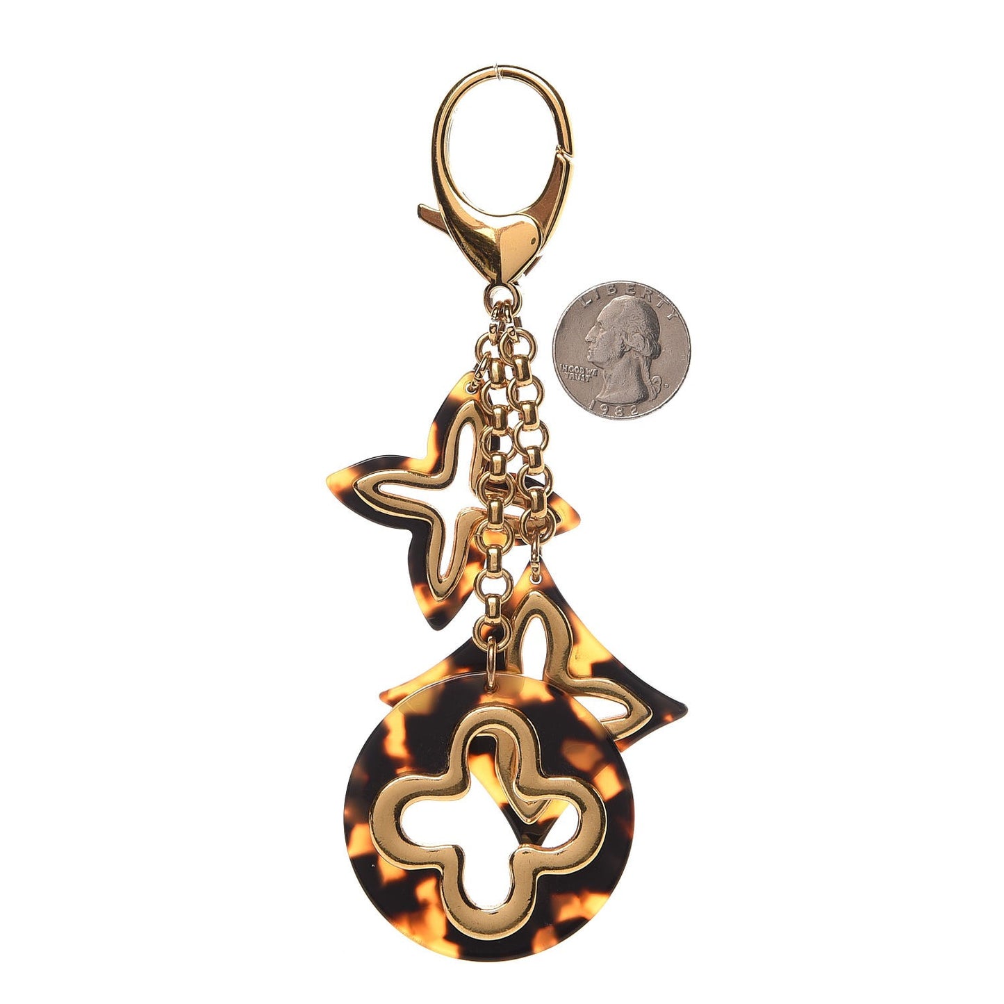 Insolence Bag Charm Ecaille