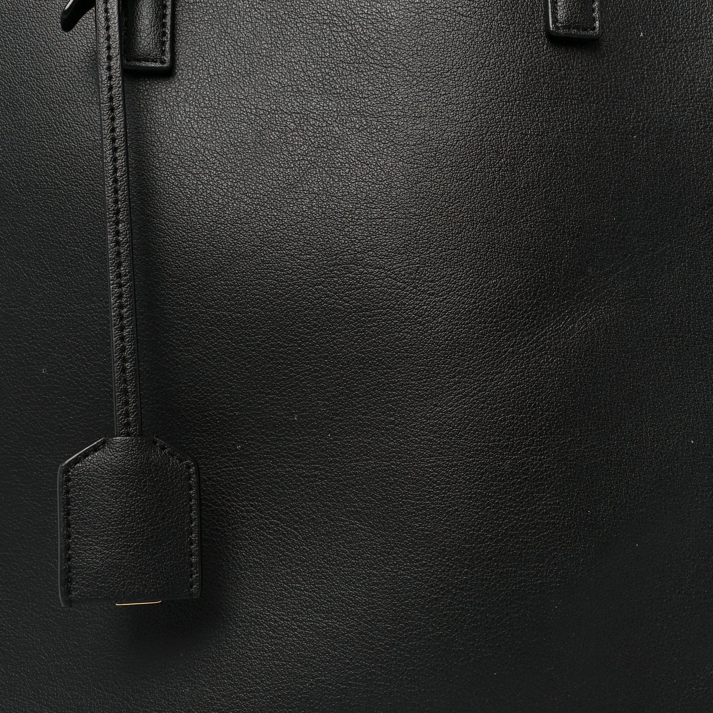 Calfskin Toy Shopping Tote Black