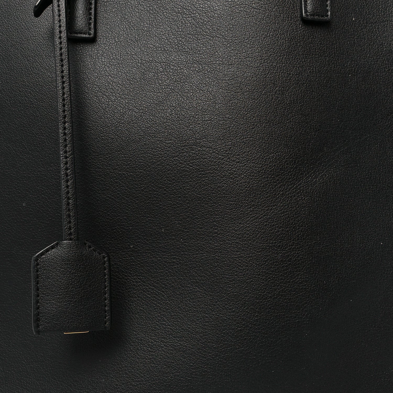 Saint Laurent Calfskin Toy Shopping Tote Black 10 of 10