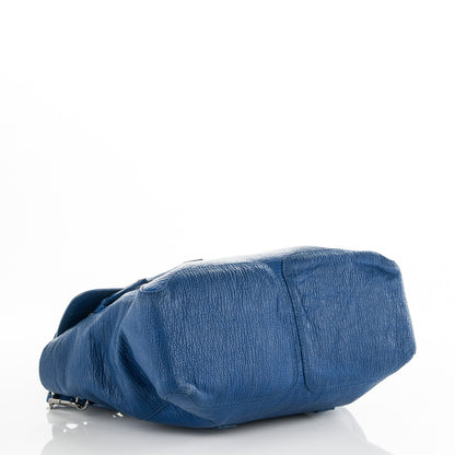 3.1 Phillip Lim 3.1 Textured Calfskin Large Pashli Satchel Cobalt 4 of 6