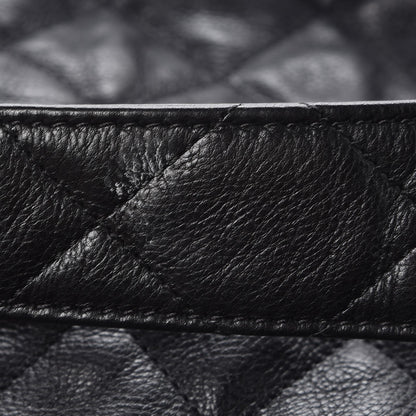 Chanel Calfskin Quilted Large Chain Me Hobo Black 6 of 8