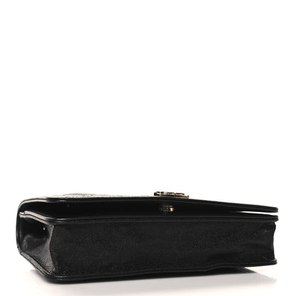 Chanel Caviar Quilted Boy Wallet On Chain WOC Black 3 of 11