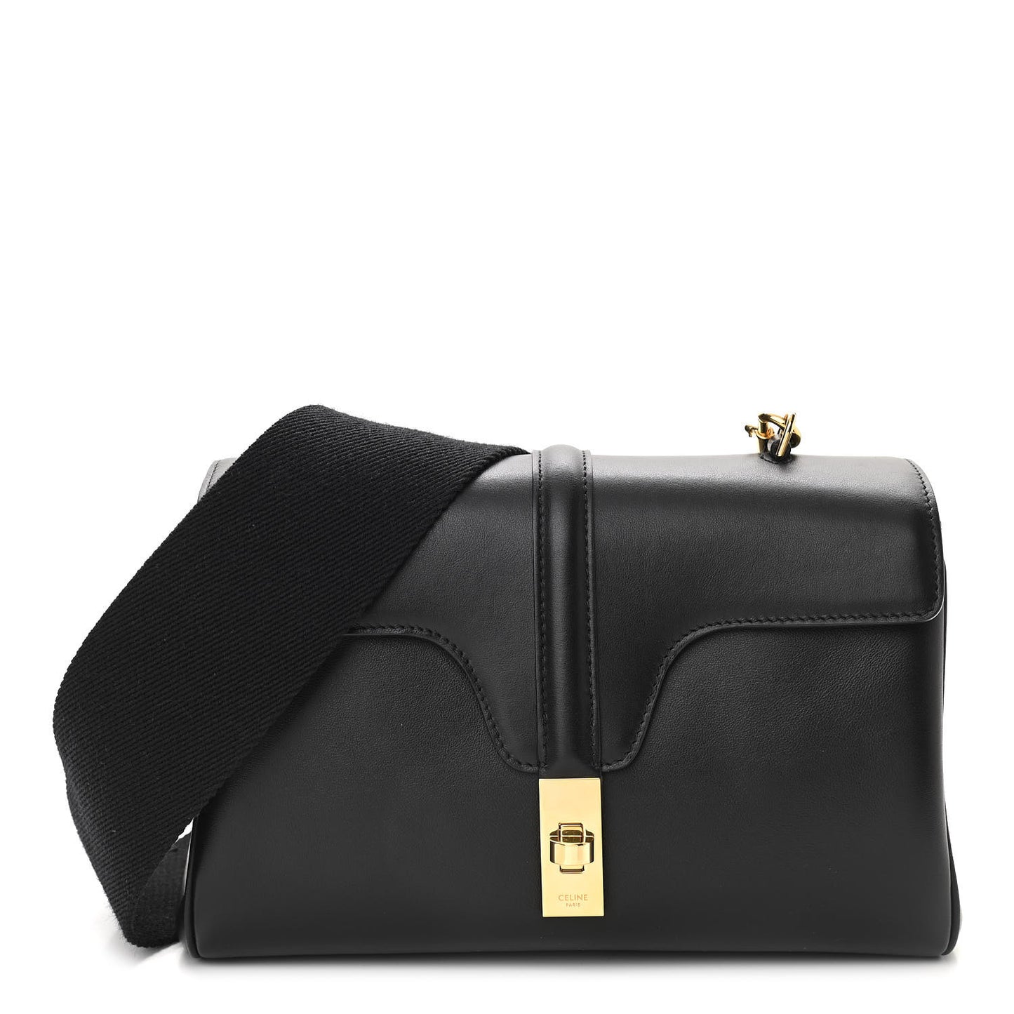 Smooth Calfskin Teen 16 Crossbody Bag Black