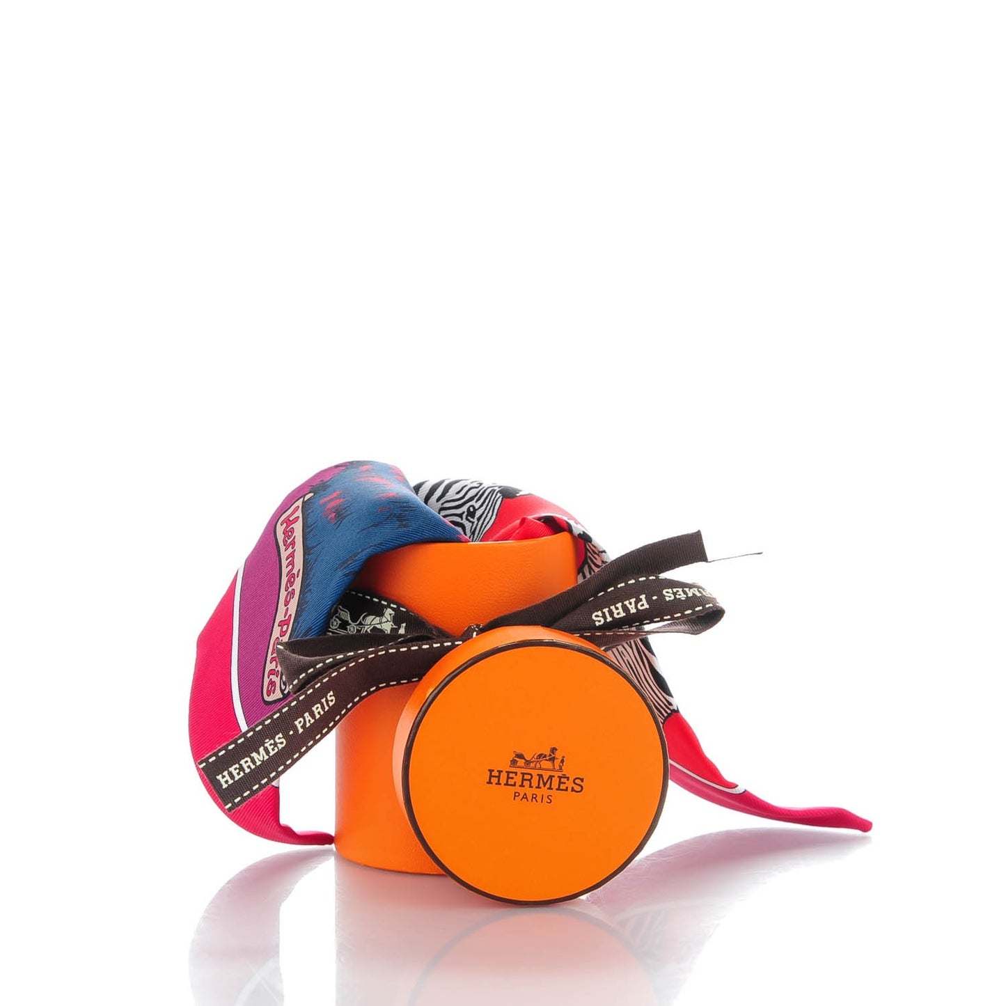 Silk Les Zebres Twilly Rouge Bleu Noir