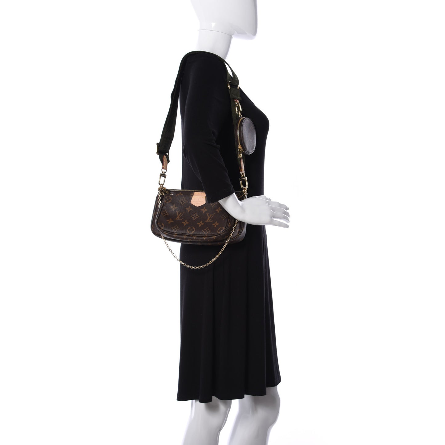 Monogram Multi Pochette Accessories Kaki