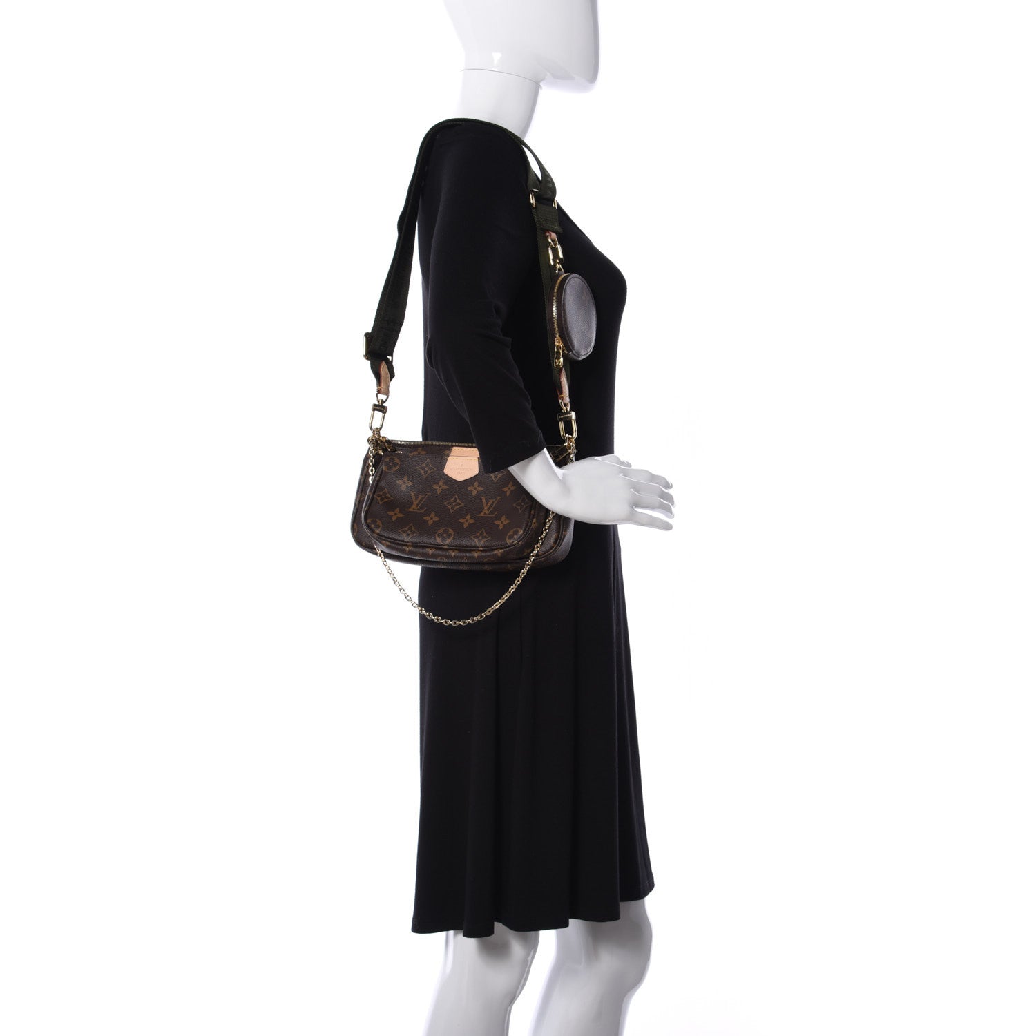 Louis Vuitton Monogram Multi Pochette Accessories Kaki 2 of 14