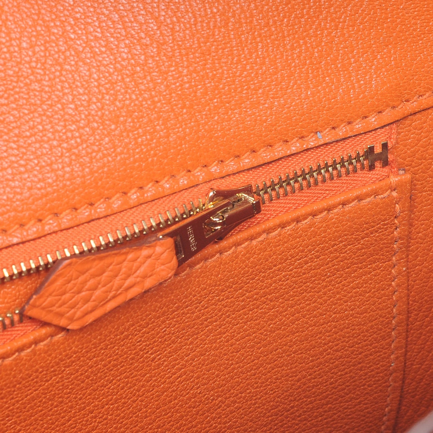 Hermes Togo Birkin 35 Orange 10 of 10