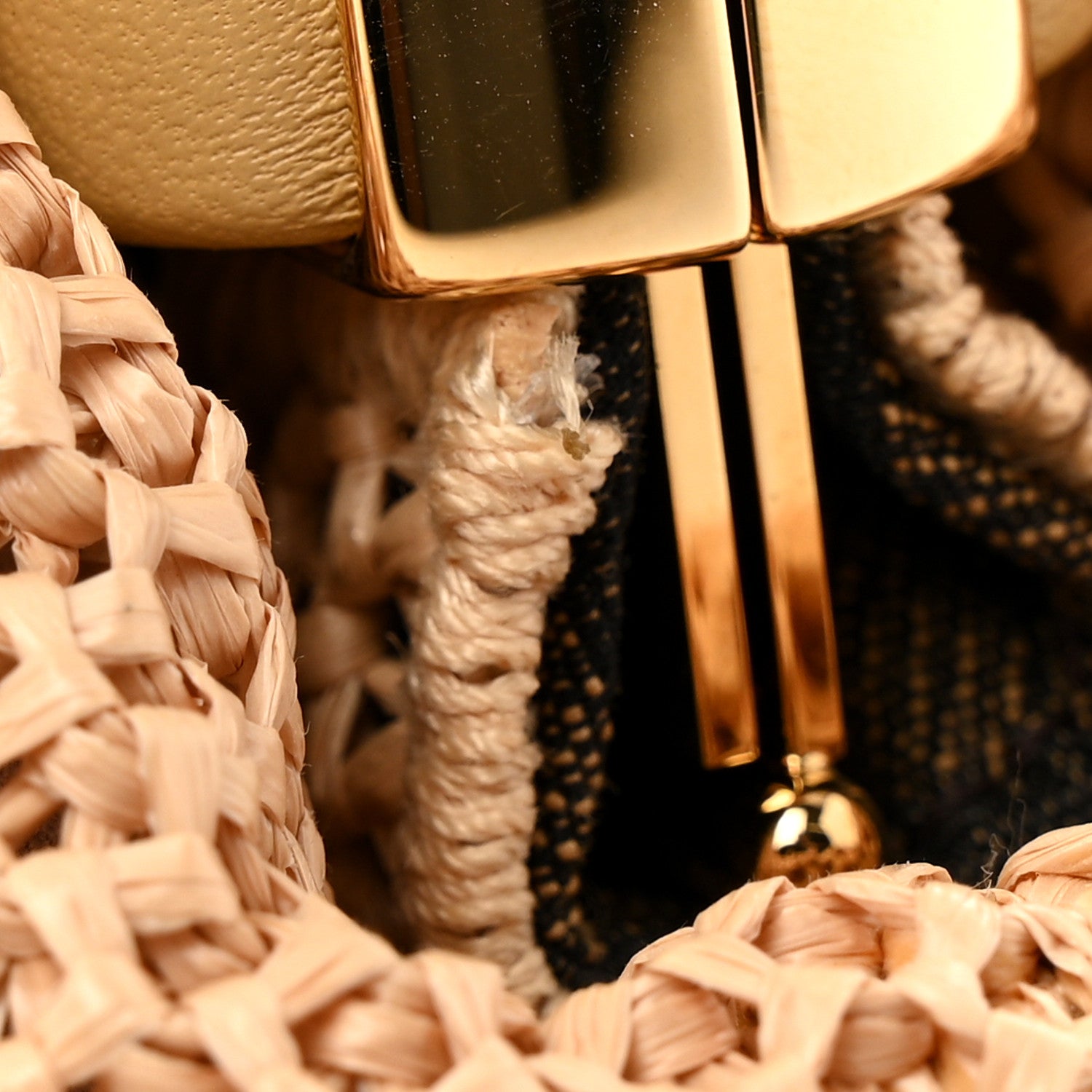 Fendi Raffia Nappa Macrame Small Fendi First Natural Sahara 12 of 12