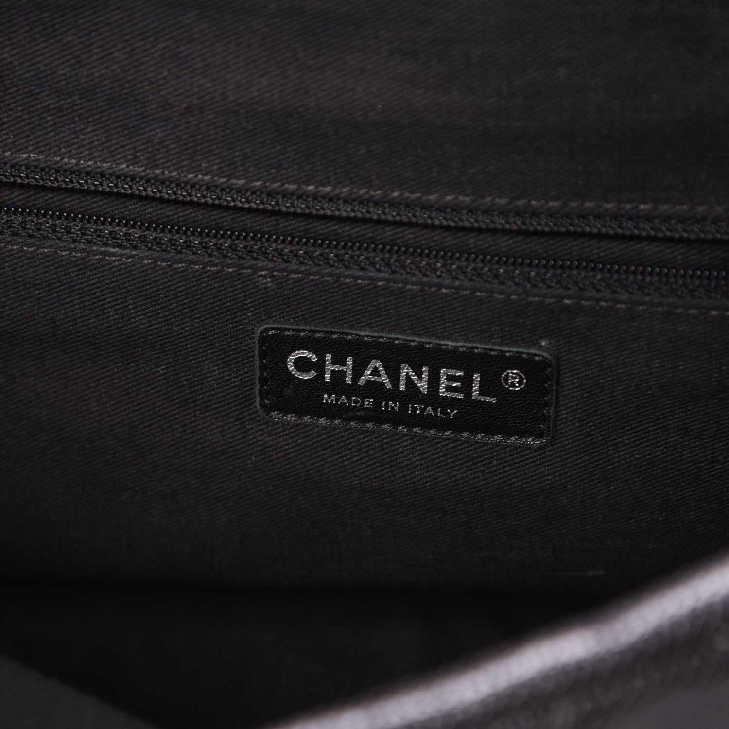 Chanel Iridescent Caviar Quilted Large Chic Flap Grey 8 of 10