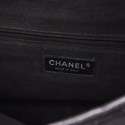 Chanel Iridescent Caviar Quilted Large Chic Flap Grey 8 of 10