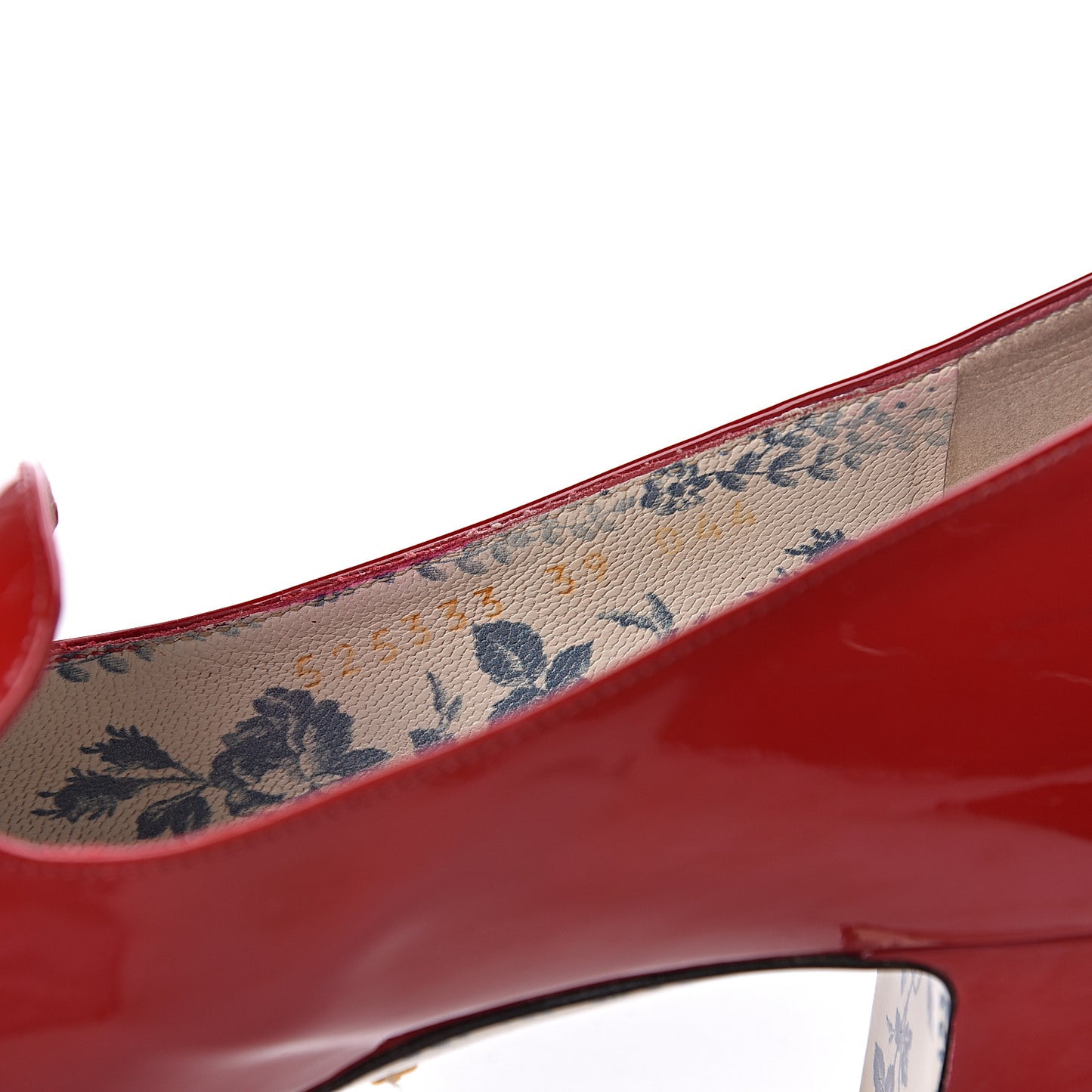 Vernice GG Victoire 55mm Loafer Pumps 39 Hibiscus Red