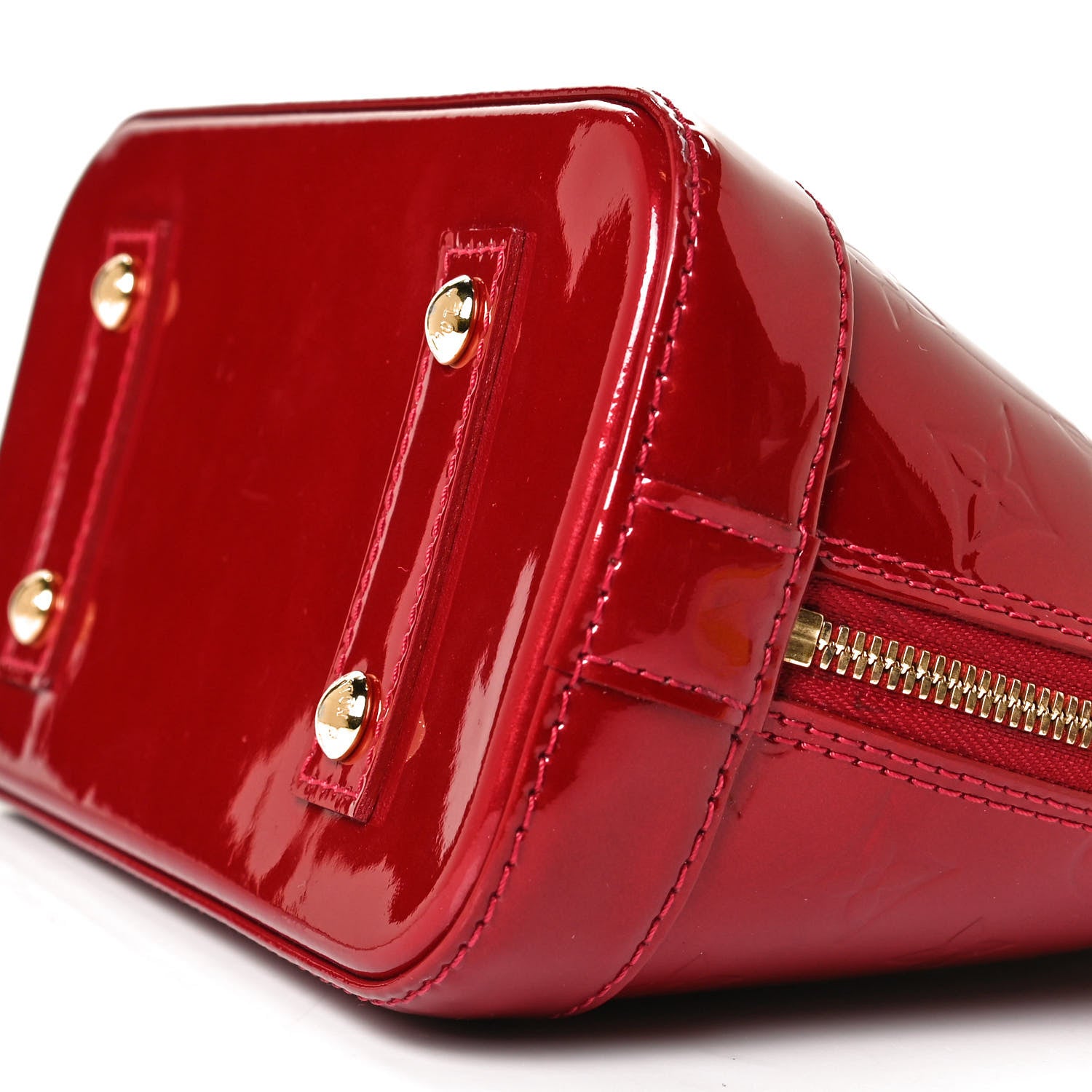 Louis Vuitton Vernis Alma BB Pomme D'Amour 10 of 12