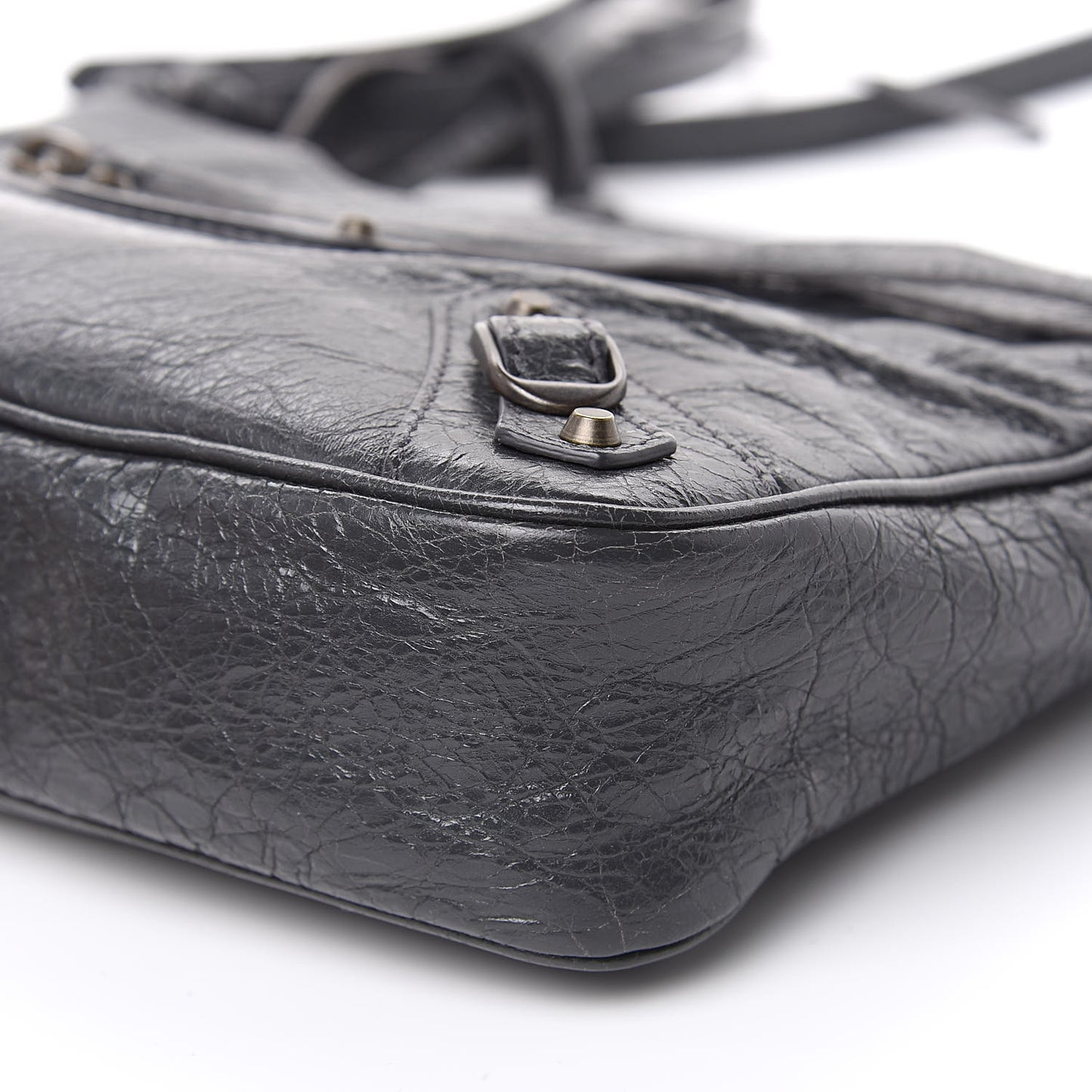 Agneau Classic Hardware Hip Gris Fossile