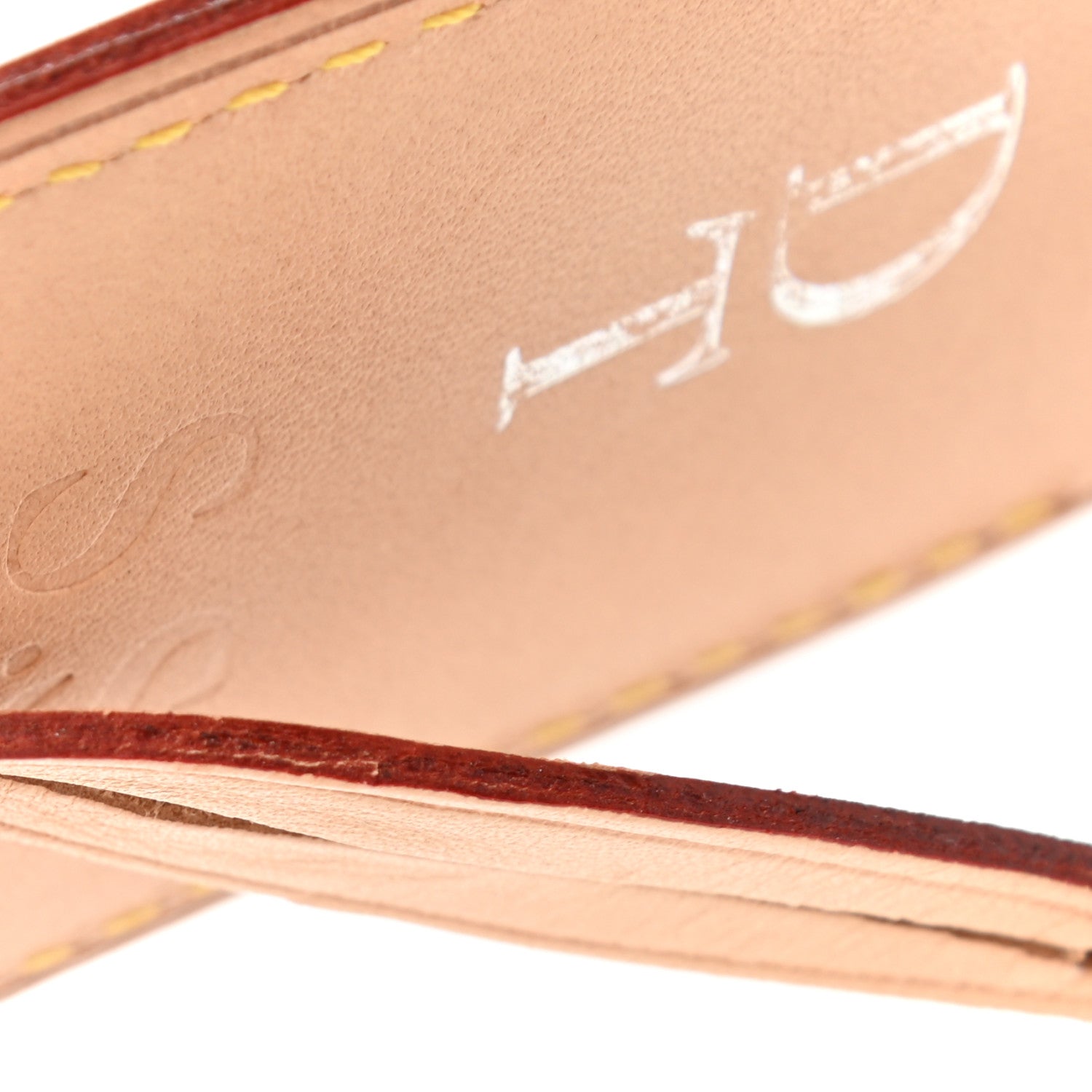 Louis Vuitton Vachetta Luggage Tag 6 of 9