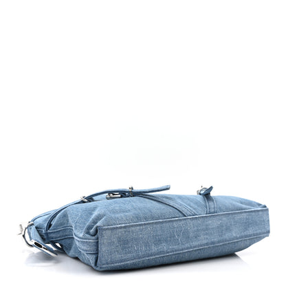 Givenchy Washed Denim Medium Voyou Bag Medium Blue 4 of 10