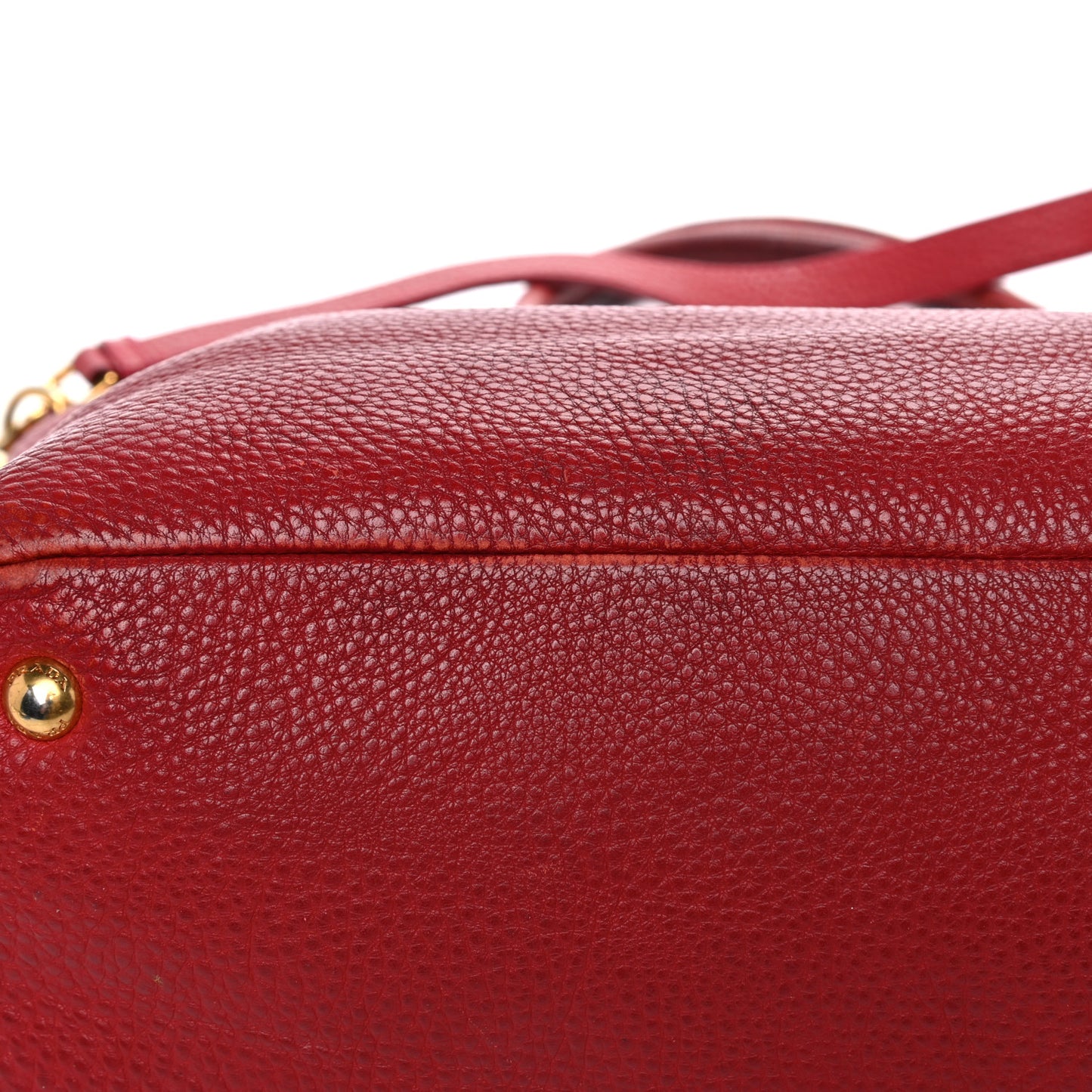 Vitello Daino Tote Rosso