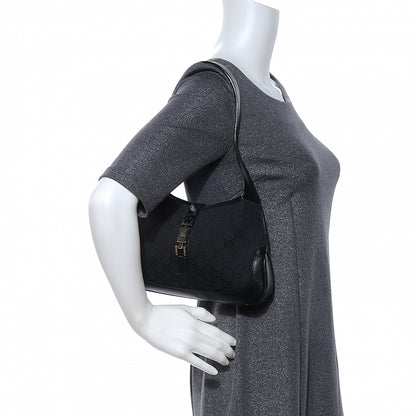 Gucci Monogram Small Jackie O Hobo Black 2 of 8