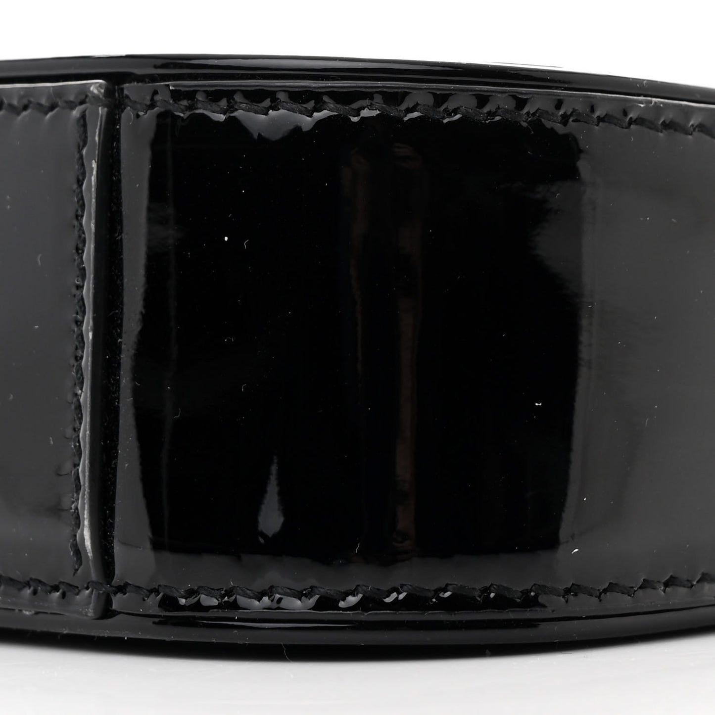Patent Calfskin Le 5 A 7 Mini Hobo Black