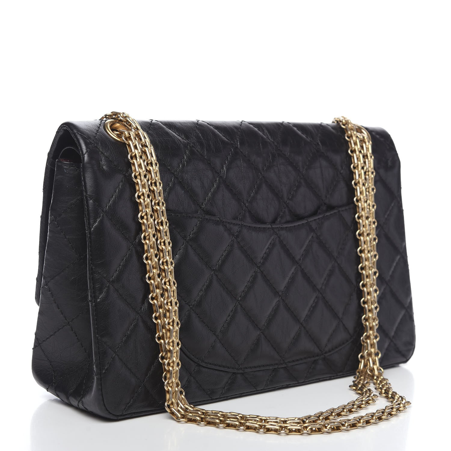 Chanel Aged Calfskin Quilted 2.55 Reissue 226 Flap Black 2 of 10