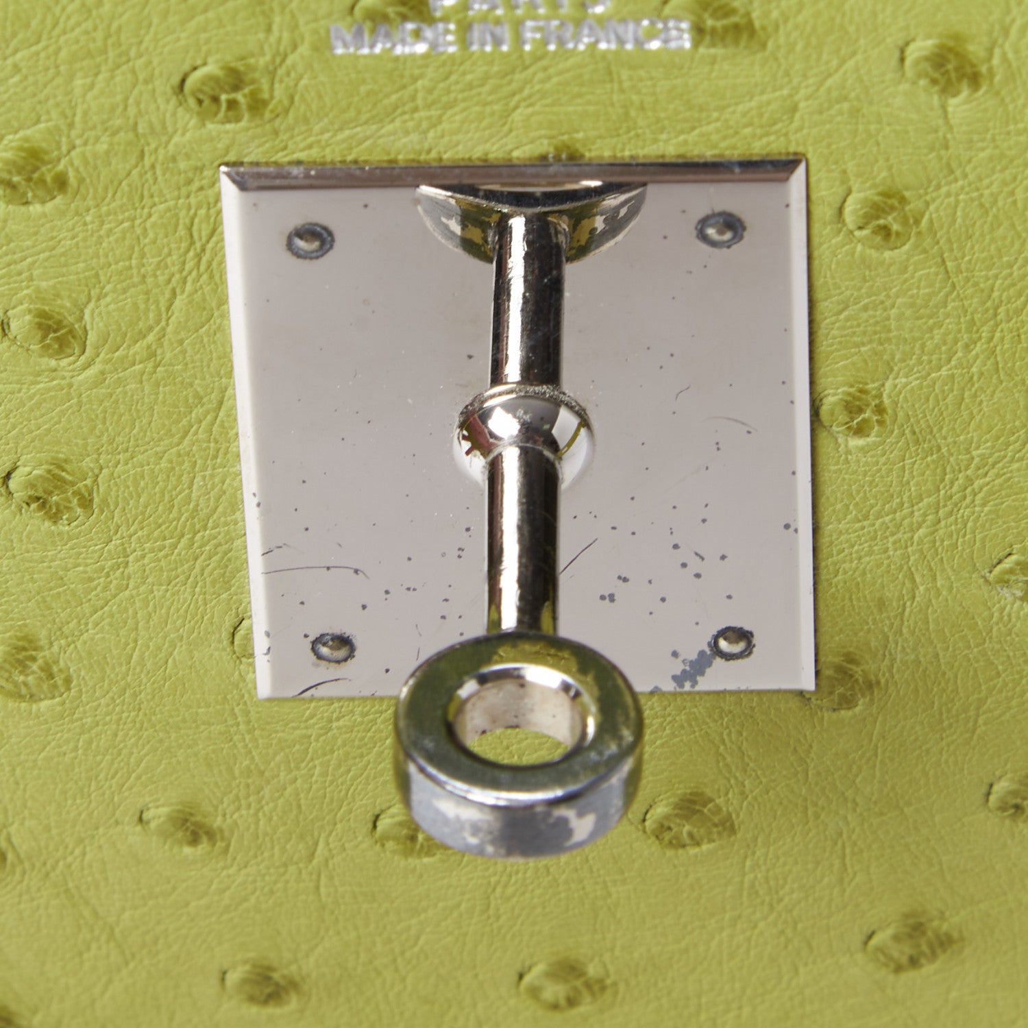 Hermes Ostrich Kelly Sellier 32 Vert Anis 22 of 34