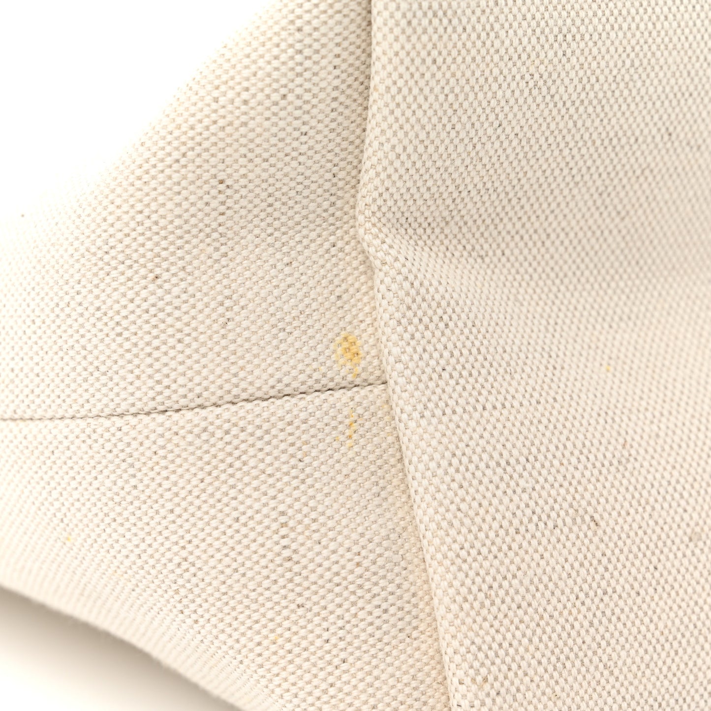 Canvas Necessaire Organizer Pouch Off White