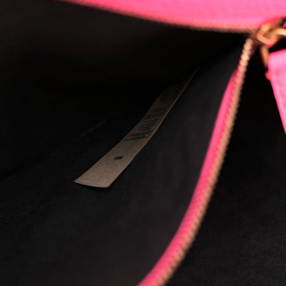 Burberry Grainy Calfskin Remington Tote Neon Pink 7 of 16