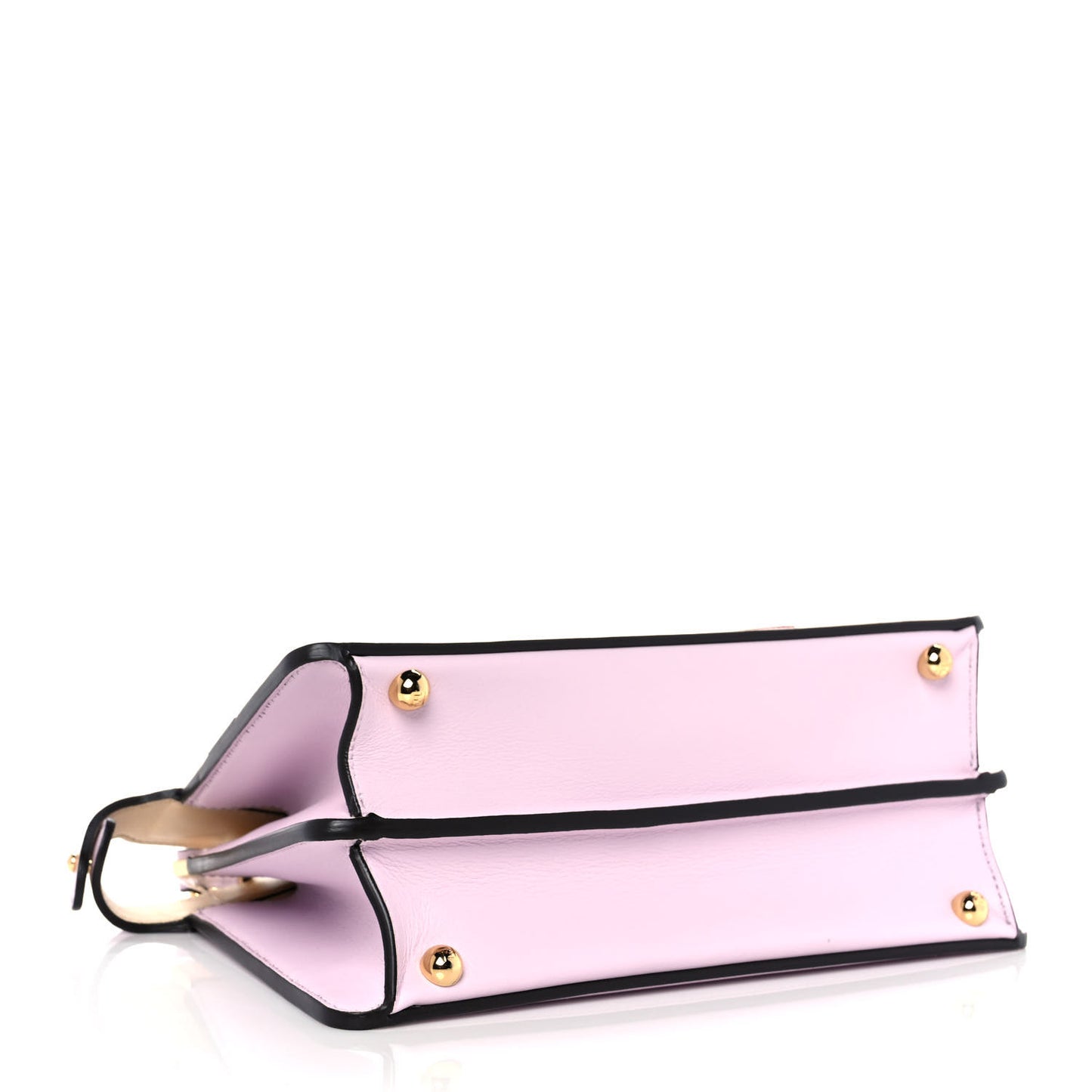 Vitello Seta Shiny Nappa Dancing Girls Inlay Small Peekaboo I SEE U Satchel Anemone Multicolor