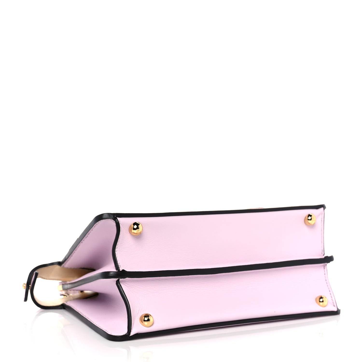 Fendi Vitello Seta Shiny Nappa Dancing Girls Inlay Small Peekaboo I SEE U Satchel Anemone Multicolor 3 of 8
