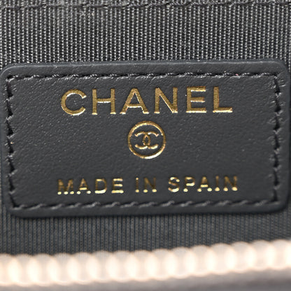 Chanel Lambskin Quilted Chanel 19 Zip Around Coin Purse Wallet Dark Grey 6 of 7
