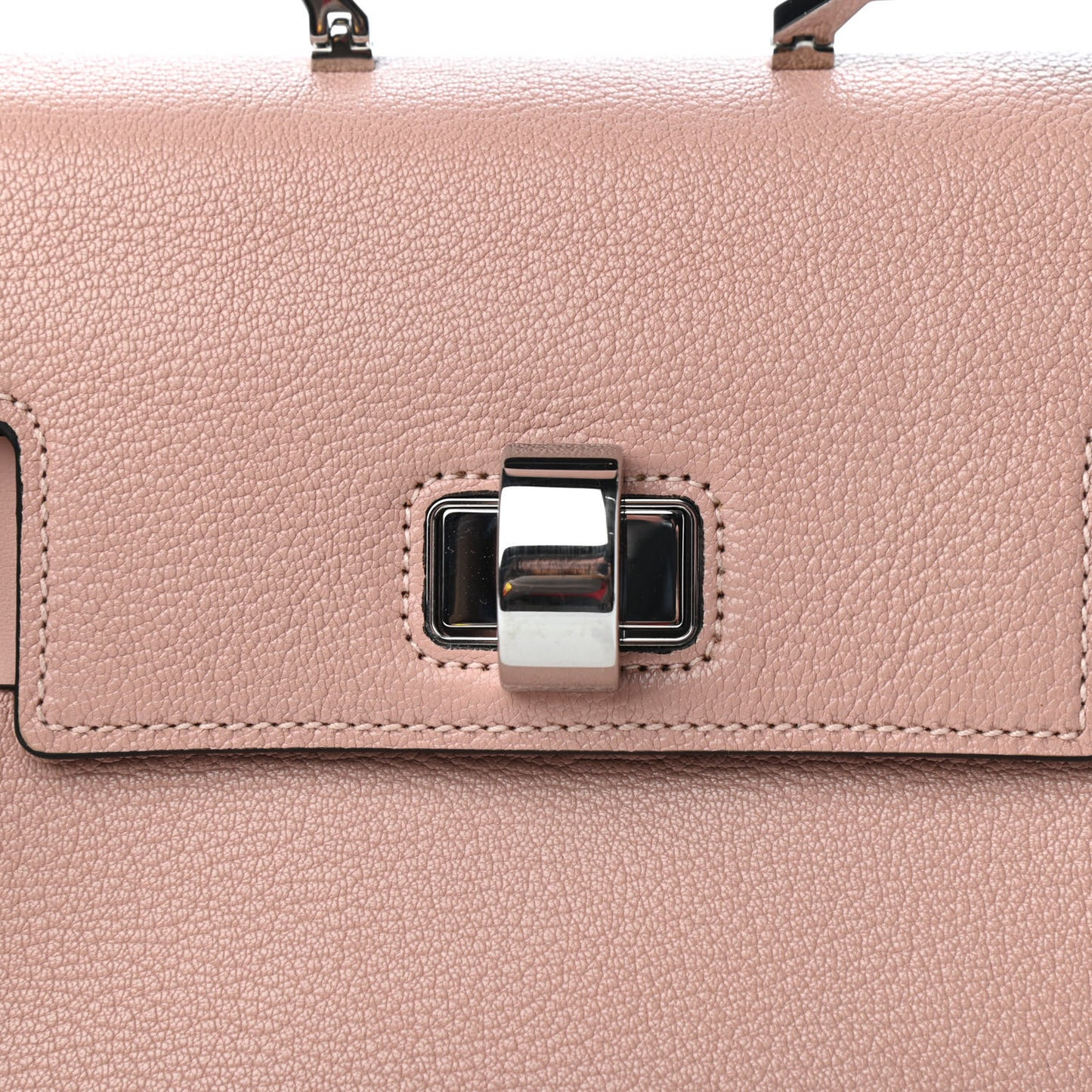 Goatskin Madras Click Top Handle Tote Orchidea