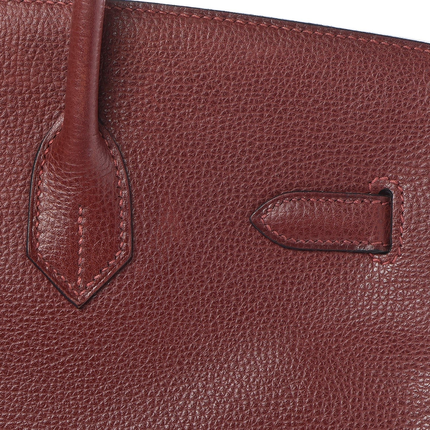 Hermes Ardennes Birkin 35 Rouge H 16 of 38